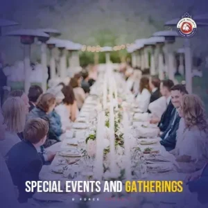special events and gatherings