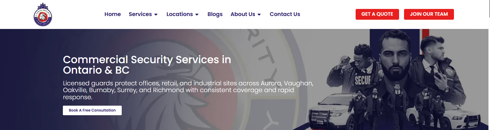 After-hours commercial security services in Vancouver.