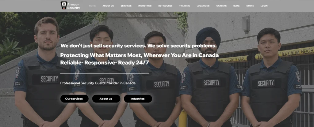 Armour Security - security companies in Vancouver.