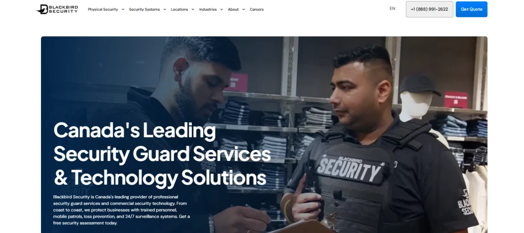 Blackbird Security - security providers in Vancouver.