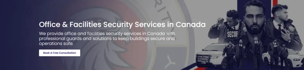 G Force Security office and facility security services in Vancouver.