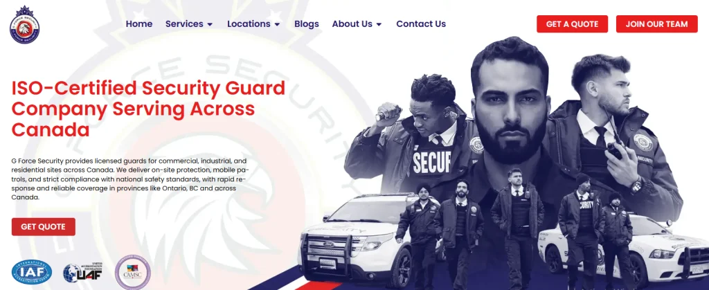 G Force Security - security companies in Vancouver.