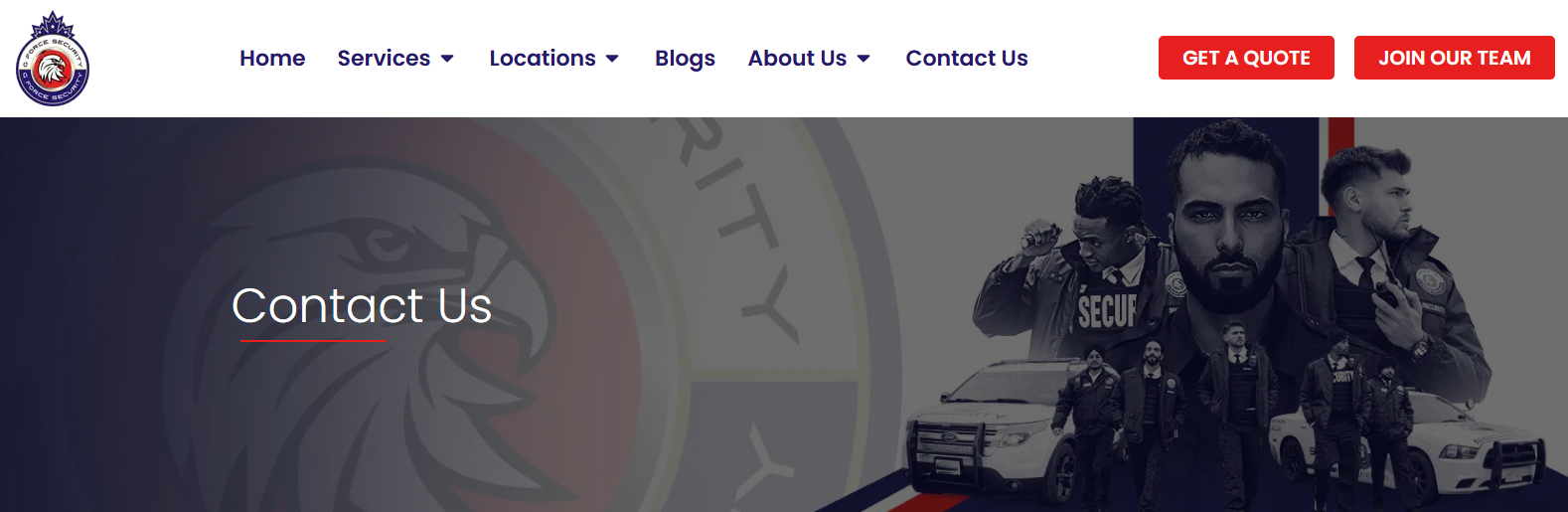G Force Security - professional security company in Vancouver.