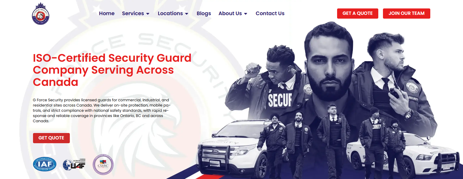 G Force Security residential security services and quote for Vancouver properties.