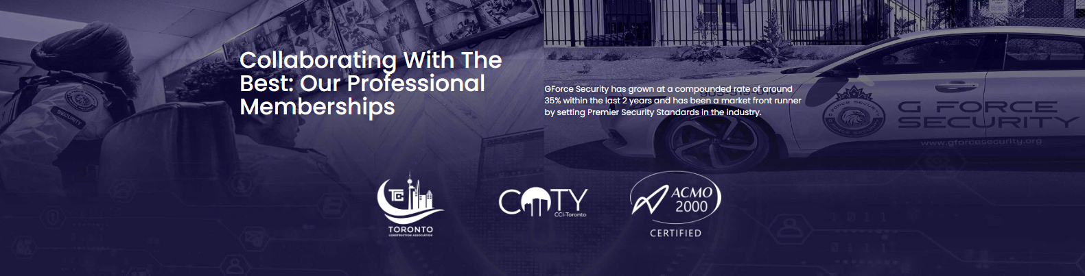 Notable clients of G Force Security.