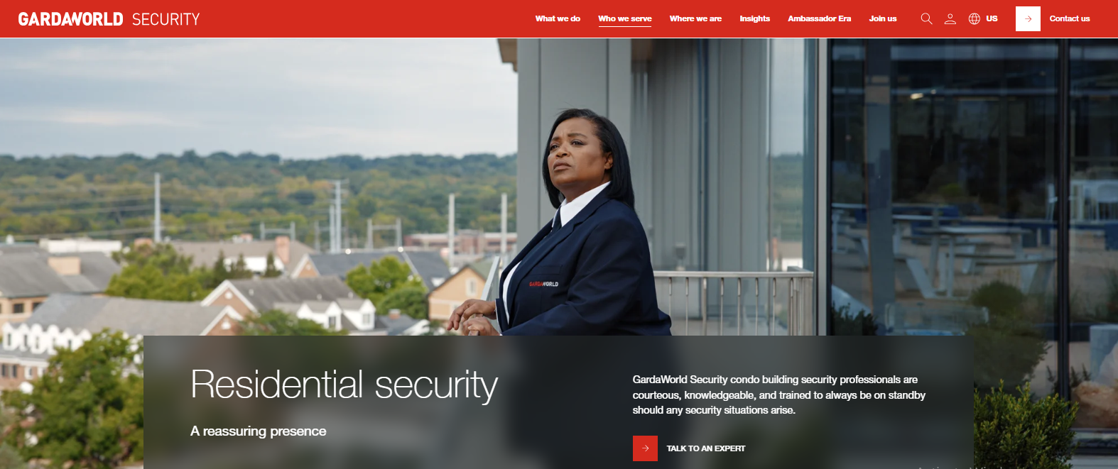 GardaWorld residential security services for condos and apartment buildings.