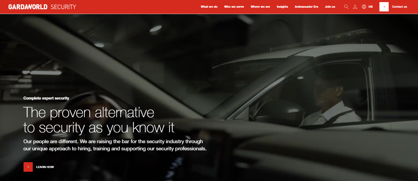 GardaWorld Security providing guard services and alarm response.