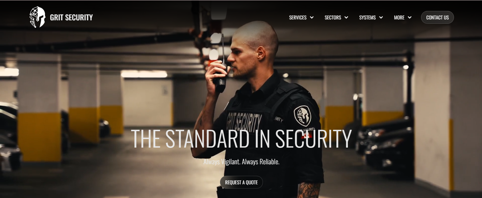 Grit Security guard services for businesses in Vancouver.