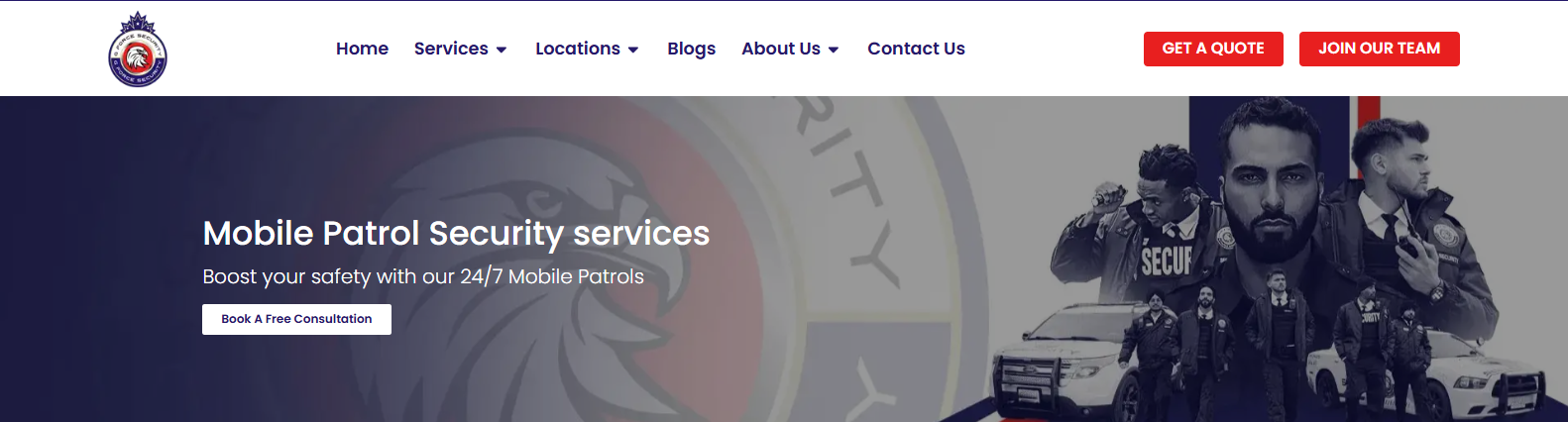 Commercial mobile patrol security services in Vancouver.