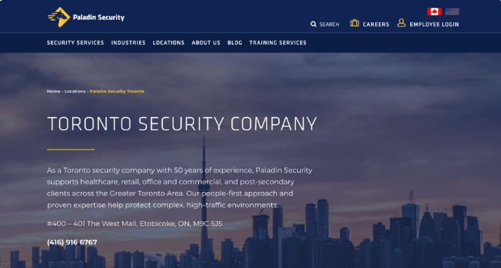 Paladin Security services for condos and residential buildings in Vancouver.