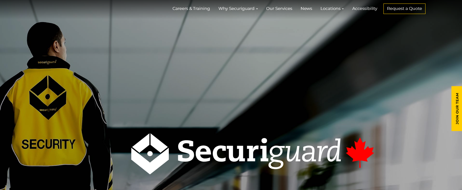 Securiguard business security services in Vancouver.