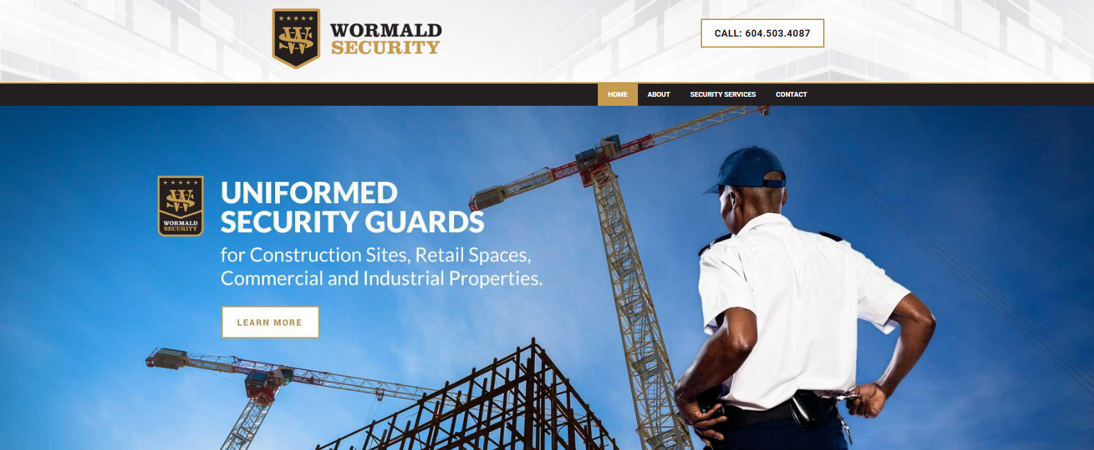 Wormald Security construction site security services in Vancouver.